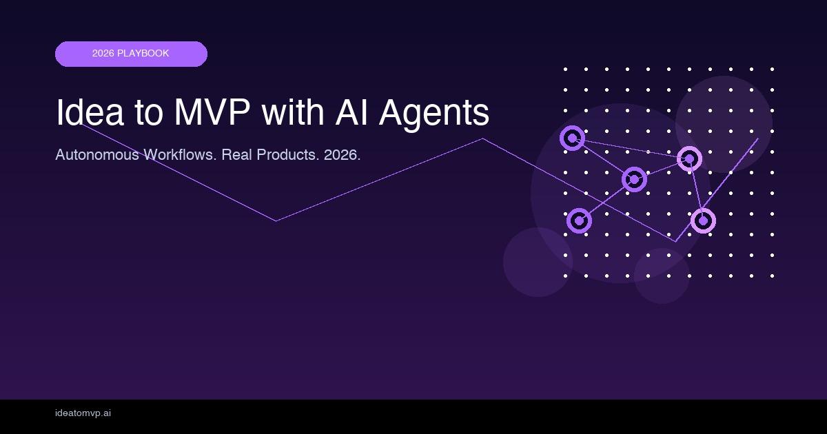 From Idea to MVP with AI Agents: How 2026 Founders Should Change Their Approach